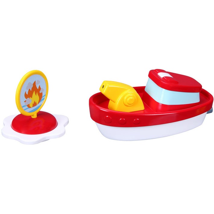 لعبة قارب بابراجو فاير بخرطوم مياه للاستحمام للأطفال +12 شهرًا