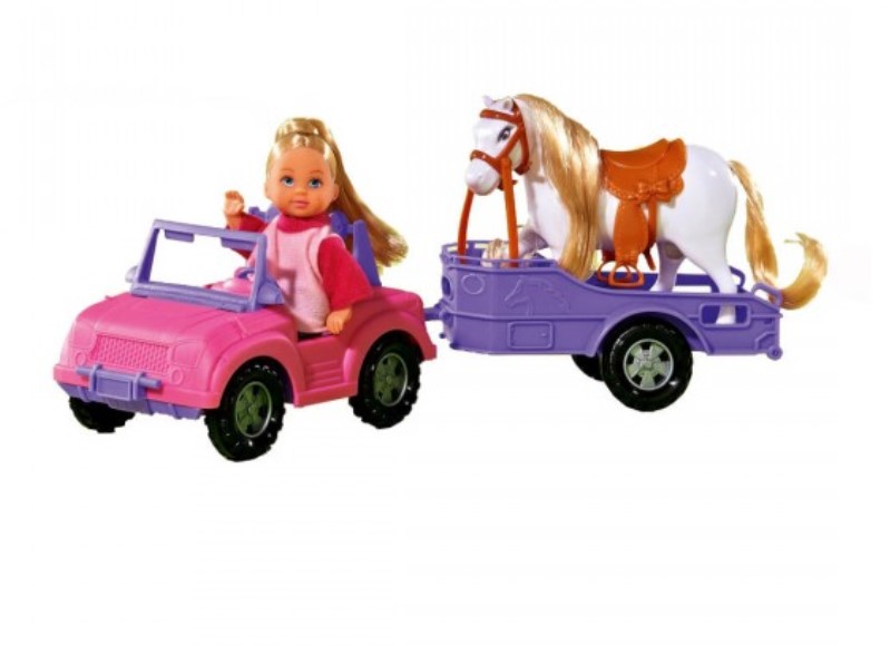 مجموعة لعب مقطورة حصان وجيب- ايفي