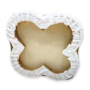 FLOWER STRETCHED CANVAS 100% COTTON 3/4" THICKNESS 40X40CM