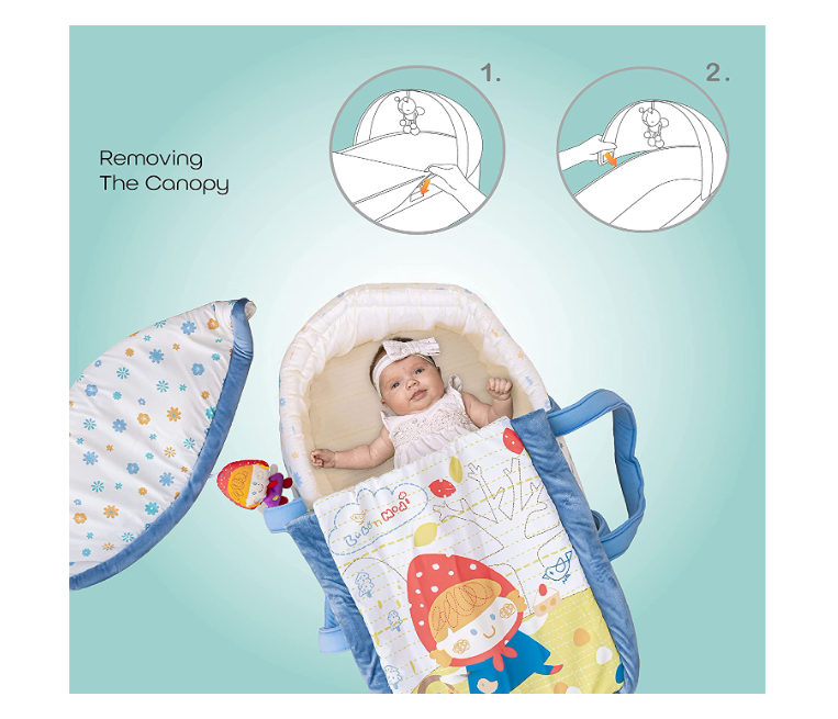 MOON Moses Basket - Pink