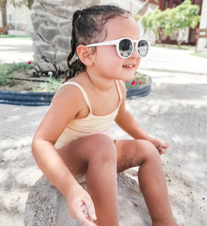 Sydney - Coconut Milk Kids Sunglasses
