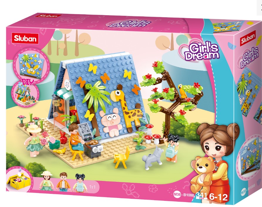 سلوبان قطع تركيب بناتي المعسكر  -  341 قطعة