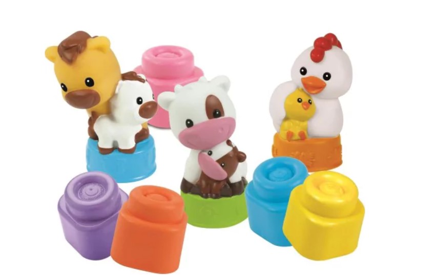 كلمنتوني-مزرعة الحيوانات و مكعبات مطاطية