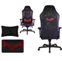 GAMEON Licensed Gaming Chair With Adjustable 4D Armrest &amp; Metal Base - Batman