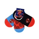 مارفل -طقم 3 قطع - جوارب سبايدرمان - أسود