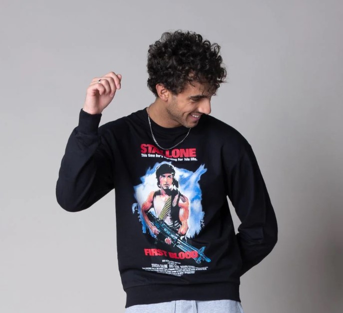 سويت تي شيرت رجالي رامبو