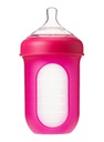 Boon -NURSH Silicone Bottle 8oz Pink