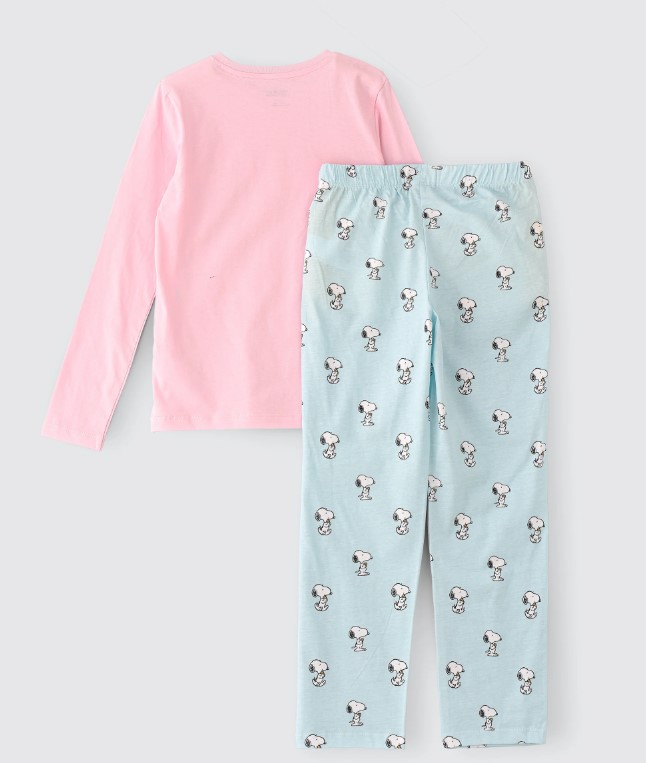 طقم بجامة بناتي سنوبي