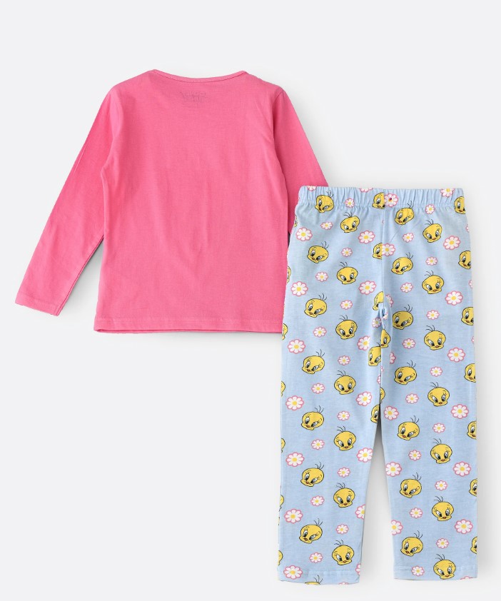 طقم بجامة بناتي تويتي