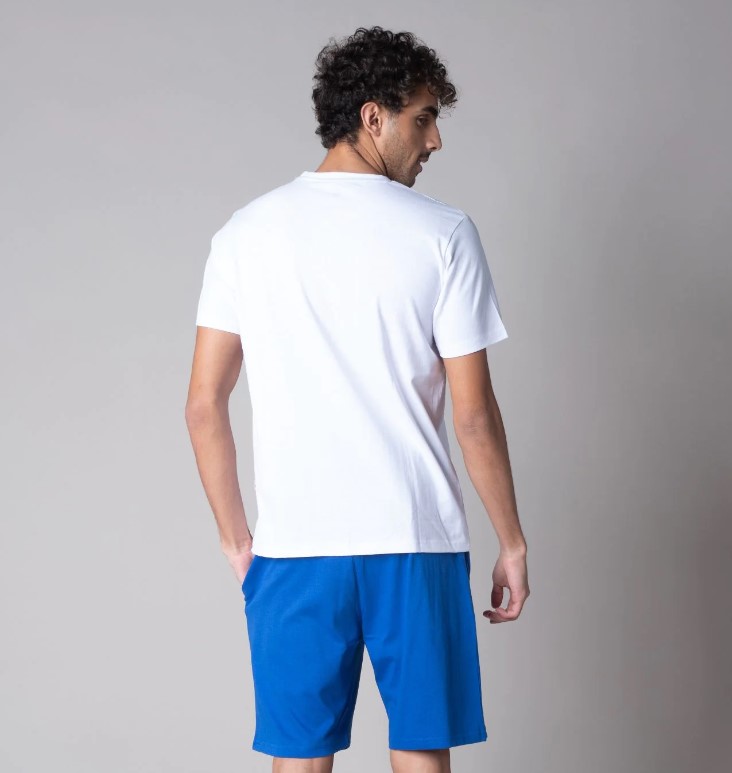 طقم بجامة رجالي قصير من سوبرمان