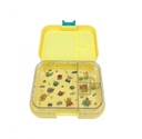 تايني ويل - صندوق طعام أربع أقسام أصفر