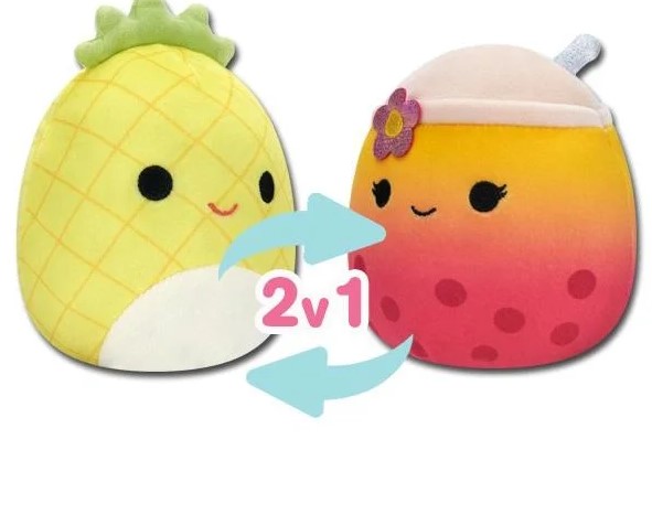 دمية سكويش مالوز 2 في1أناناس ماوي وشاي بابل بيرجيت