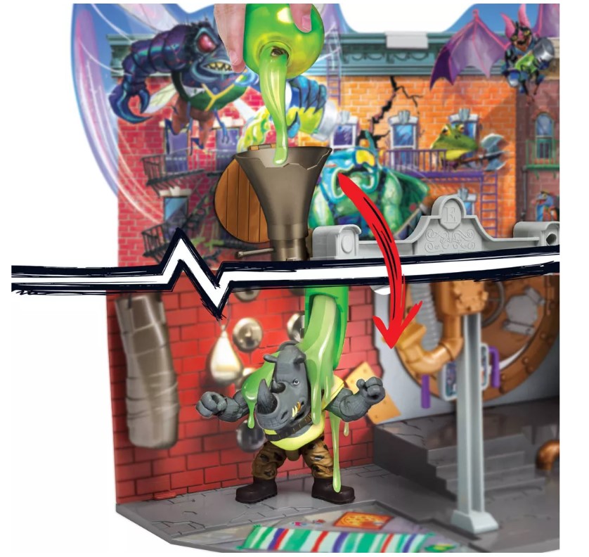 TMNT MOVIE SEWER LAIR PLAYSET