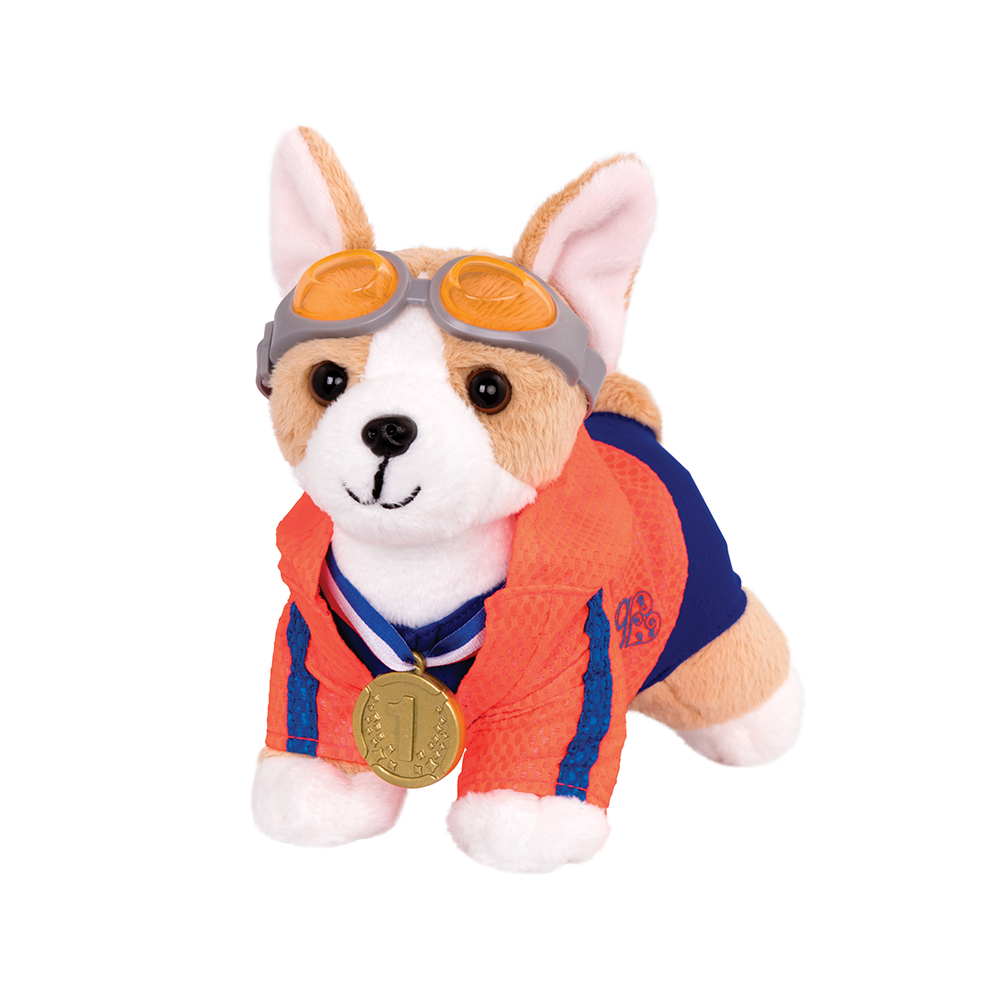 طقم سباحة للكلاب لدمية 46 سم