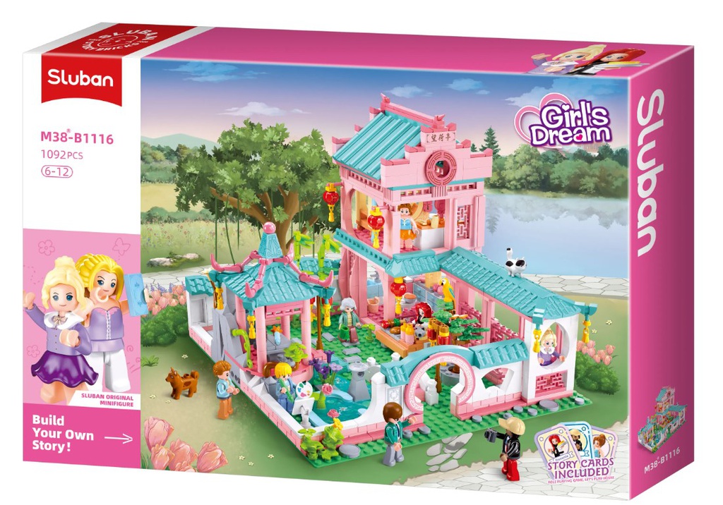 سلوبان قطع تركيب بناتي فيلا الأحلام - 959 قطعة