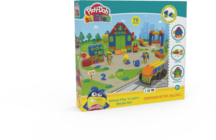 بلاي دوه - مجموعة العاب الأطفال 76 قطعة - المدرسة