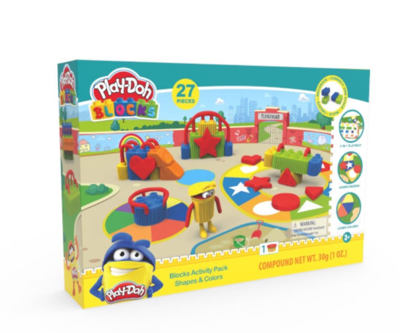 بلاي دوه كتل النشاط حزمة الألوان والأشكال