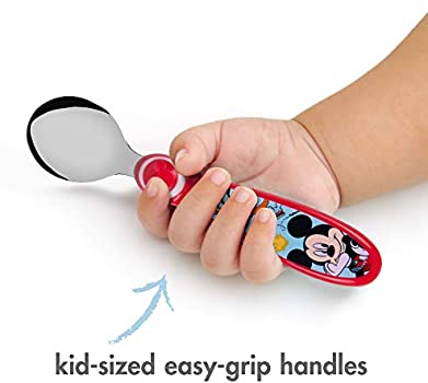 طقم ملاعق وشوكه من ميكي 3 قطع