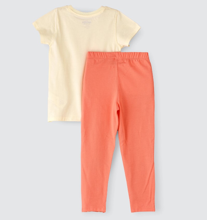 طقم بجامة ديزني ميني وديزي للبنات