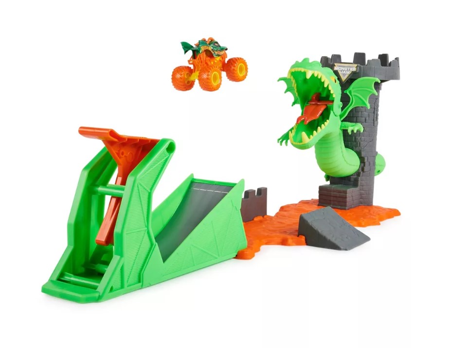 مجموعة لعب مونستر جام ديلينج دراجون مونستر تراك