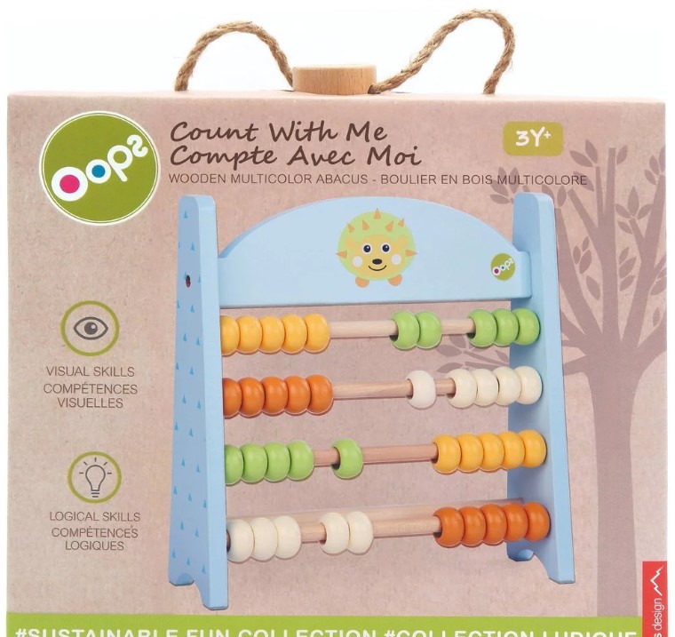 لعبة العداد الخشبي التعليمية القنفذ