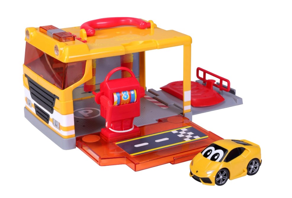 جونيور موقف السيارات بأصوات وأضواء للأطفال