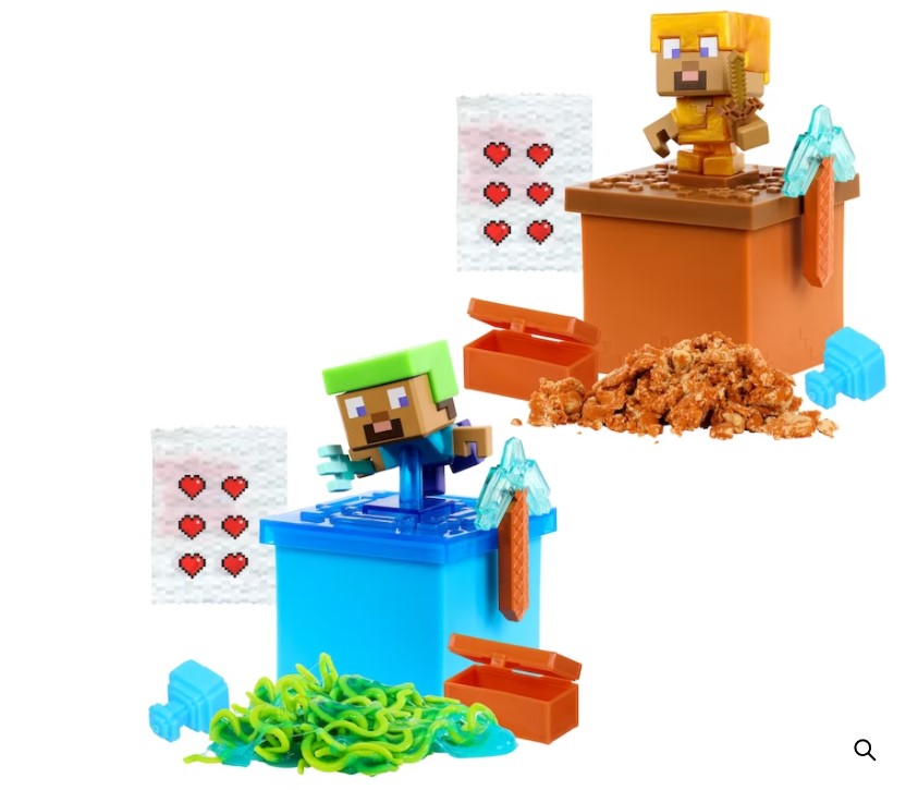 مجسم تريجر اكس ماينكرافت المفاجئ رمل وبحر