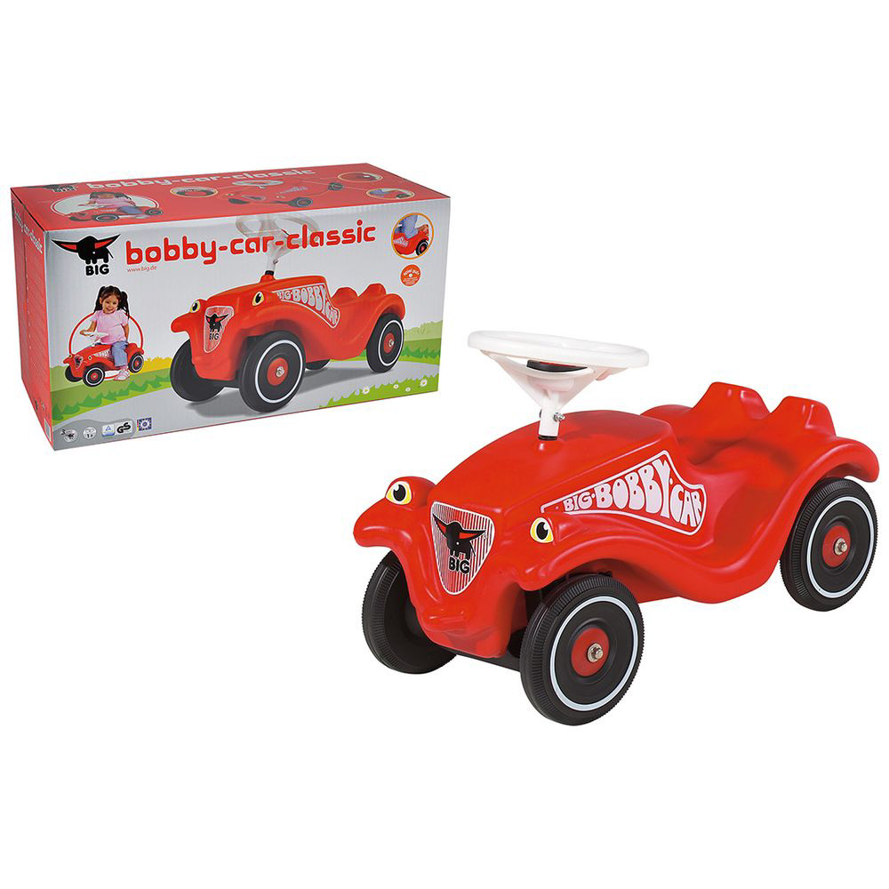 سيارة بوبي بيج كلاسيك باللون الاحمر