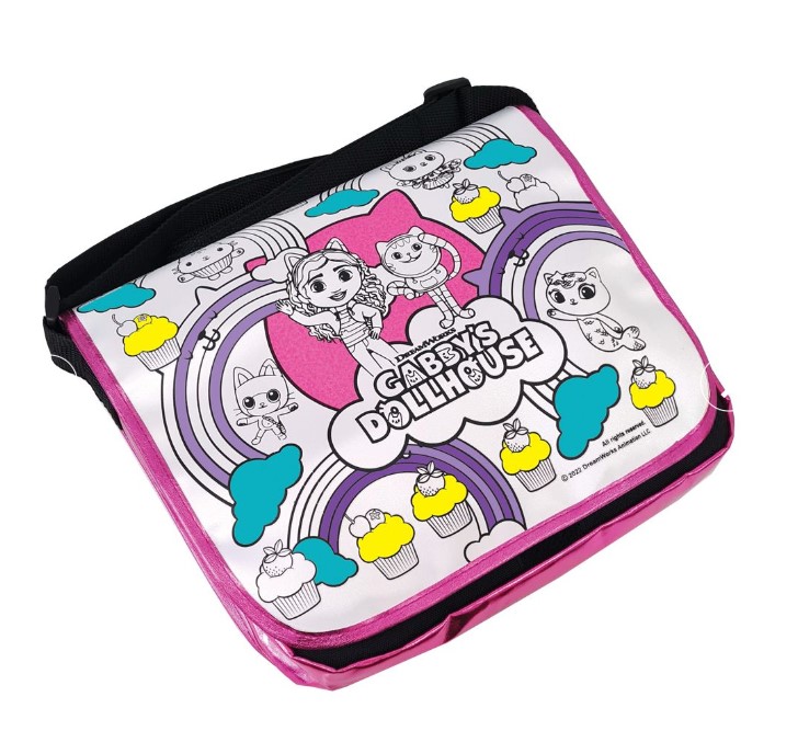 غابيز دول هاوس حقيبة الموضة مع خمس أقلام للتلوين