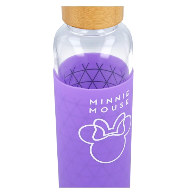ديزني زجاجة مياه ميني ماوس زجاجية 585مل