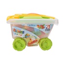 مكعبات عربة 55 قطعة للأطفال