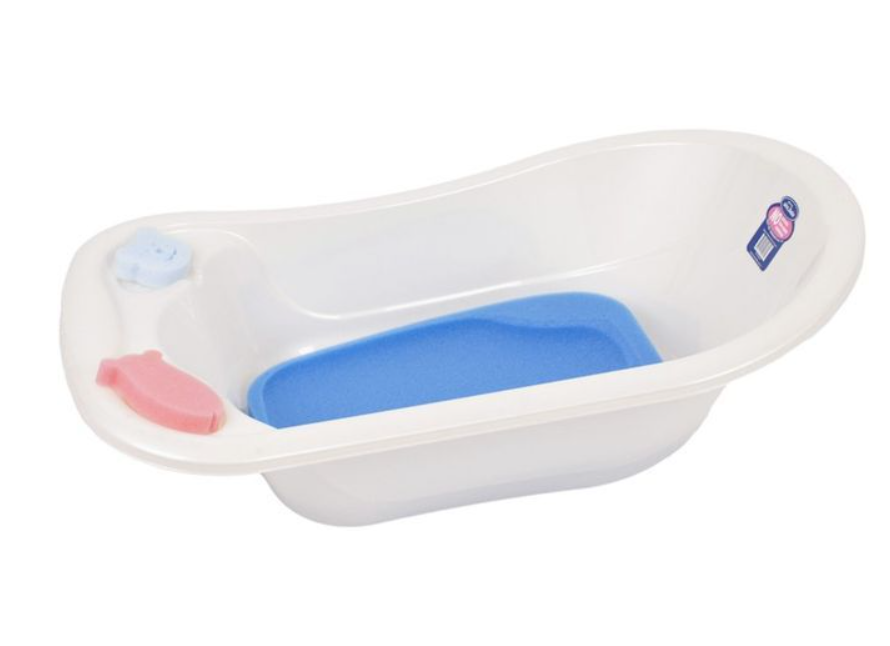 سيفي بيبي حوض الاستحمام الاسفنجي للأطفال لون ازرق 