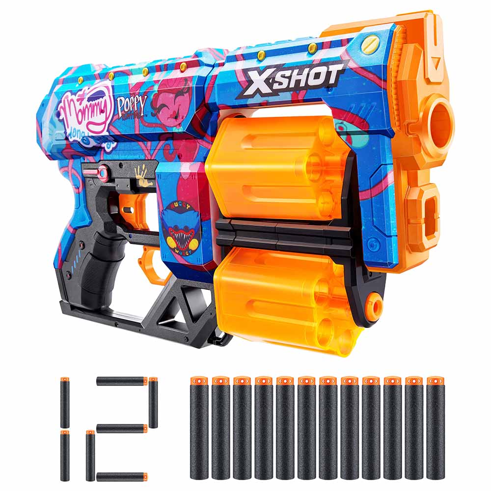 إكس شوت - مسدس بوبي بلاي تايم مع 12 سهم