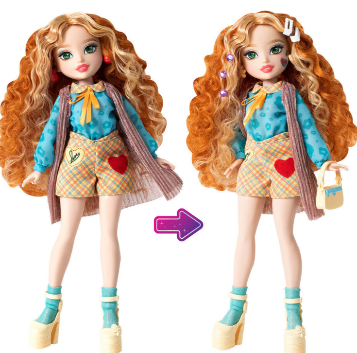 دميه جلو اب جيلز روز مع ملحقات مكياج