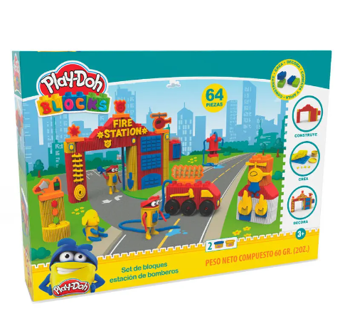 مكعبات شاحنة اطفاء بلاي دوه