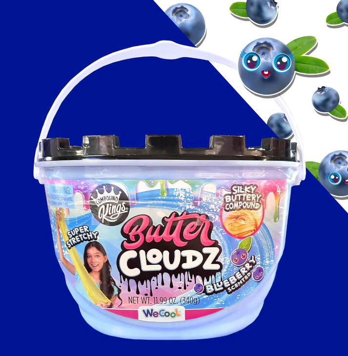 صلصال ازرق برائحة التوت