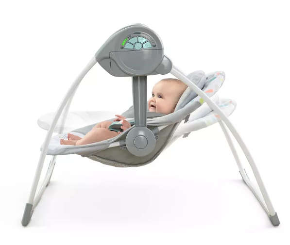 أرجوحة الأطفال المحمولة كومفورت 2 جو المدمجة من إنجينيويتي مع الموسيقى