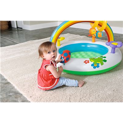 مسبح طفل صغير مع ملاهي -91X56CM
