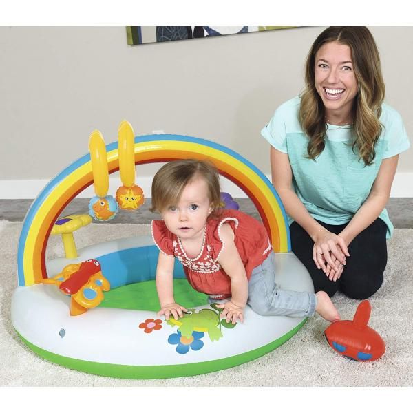 مسبح طفل صغير مع ملاهي -91X56CM