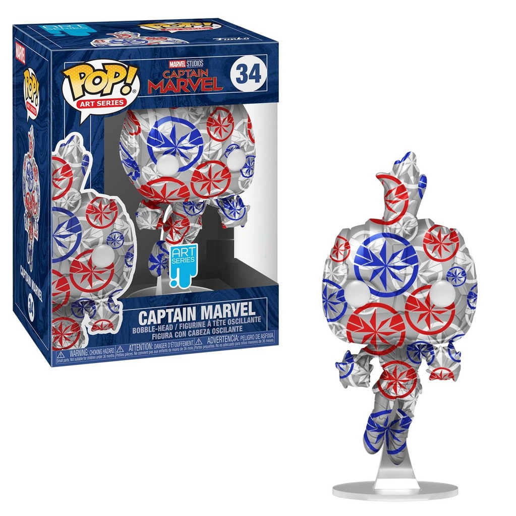 POP Artist Series:PatrioticAge-Captain Marvel (Exc)