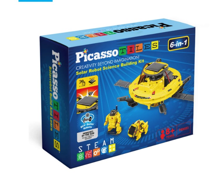 بيكاسو مجموعة العلوم الروبوتية التي تعمل بالطاقة الشمسية 6 في 1