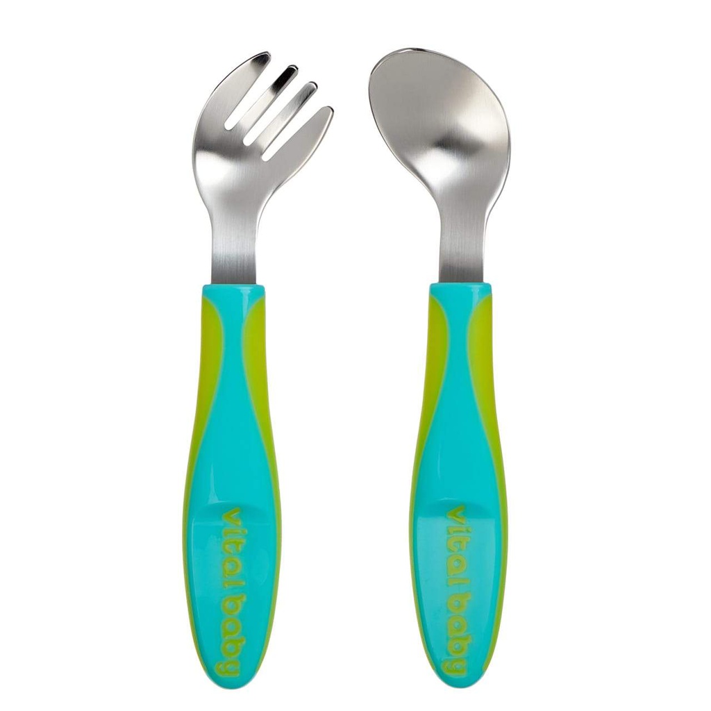 Vital Baby® NOURISH™ big kid cutlery (2pk) - pop