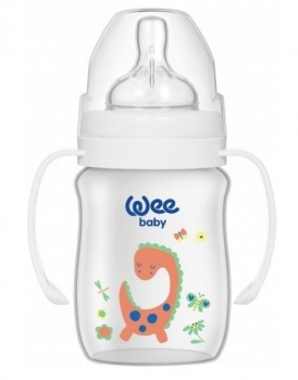 وي بيبي رضاعة الرضاعة كلاسيك برقبة واسعة مع قبضة 150 مل
