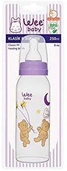 زجاجة رضاعة كلاسيكية من البولي بروبيلين من وي بيبي 250 مل - قطعة واحدة