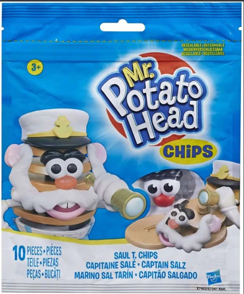 Mr. Potato C-Captain Chips 10 Pieces Hasbro Retro Figure