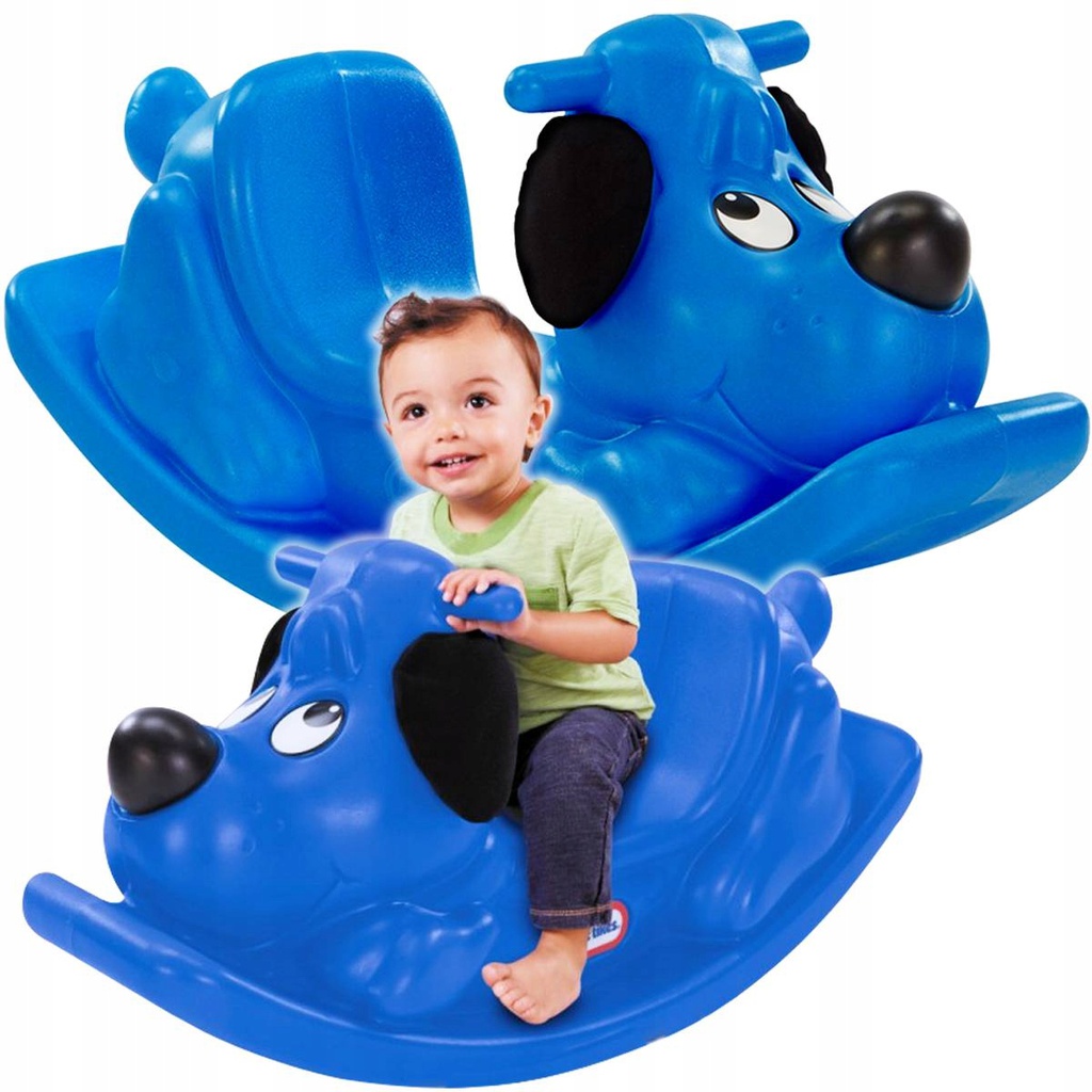 Little Tikes blue rocking horse
