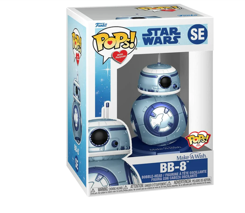 Funko Pop Star Wars Metallic Blue Pops Boy B-8