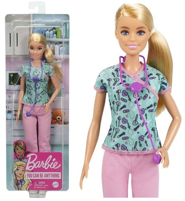 Professional nurse Barbie doll