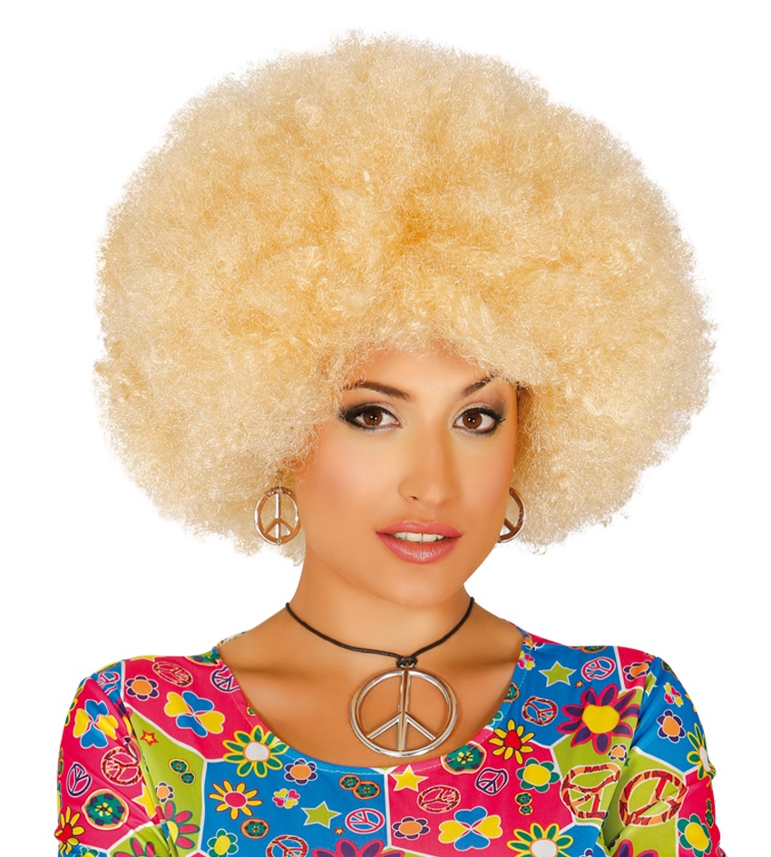 Afro maxi blonde wig - hello win