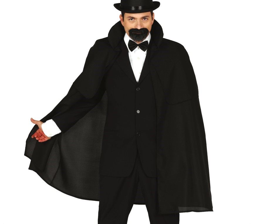 Capilero men's - black luxury hat - 100 cm